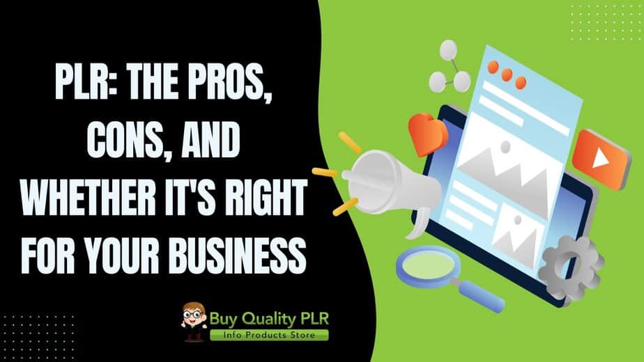 PLR The Pros, Cons, and Whether It's Right For Your Business