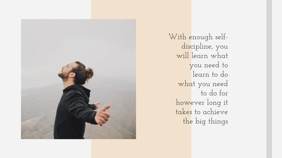 Embrace Self Discipline Conclusion