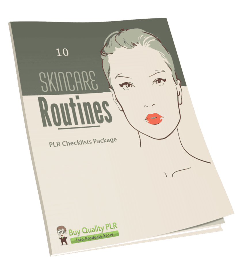 10 Skincare Routines PLR Checklists Package