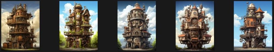 Steampunk House Adult PLR Cover Illustrations