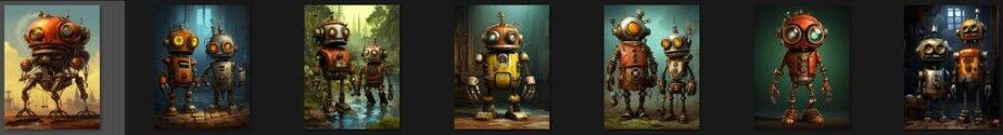 Steampunk Monster Robot Adult PLR Cover Illusrations