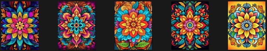 Stress Relieving Mandala Adult PLR Cover iIllustrations