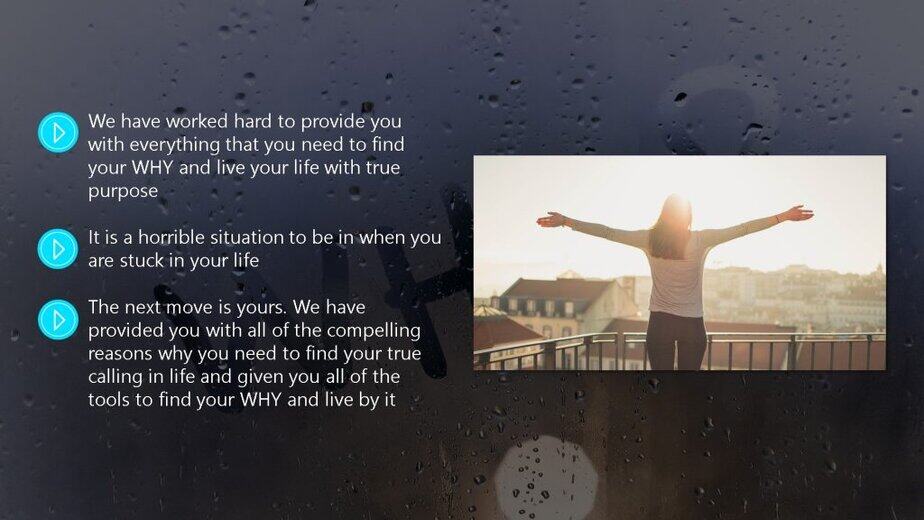Discover Your WHY Conclusion