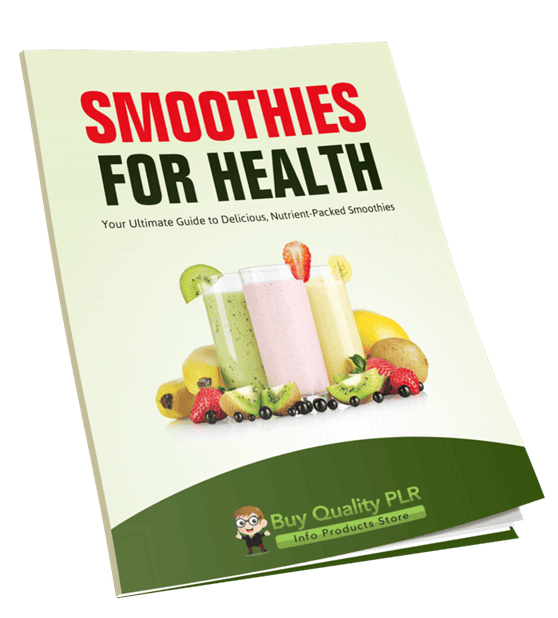 Smoothies for Health PLR Course