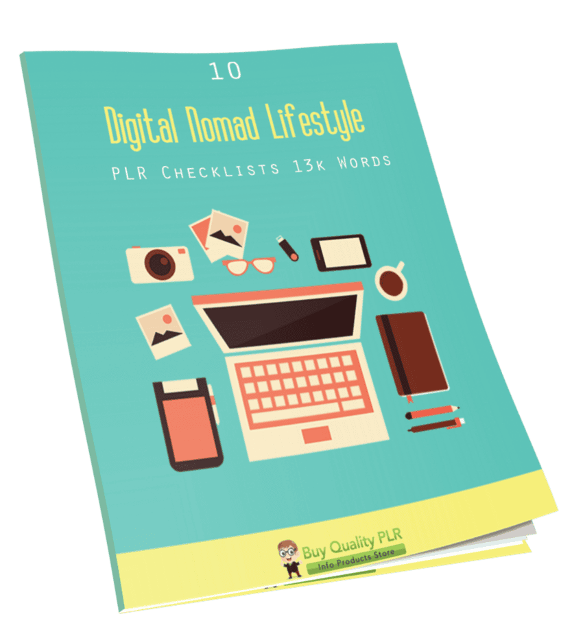10 Digital Nomad Lifestyle PLR Checklists 13k Words
