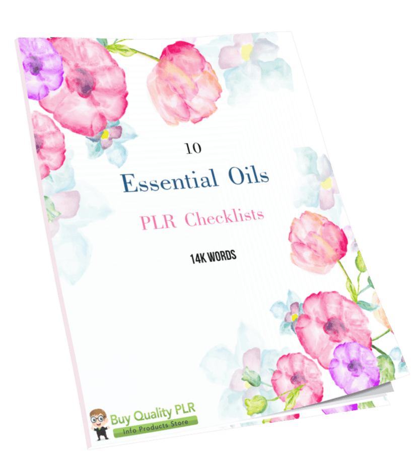 10 Essential Oils PLR Checklists 14k Words