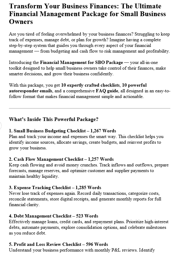 10 Financial Management for SBO Salespage Sample