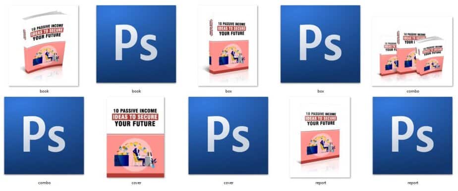 10 Passive Income Ideas To Secure Your Future E Cover Graphics