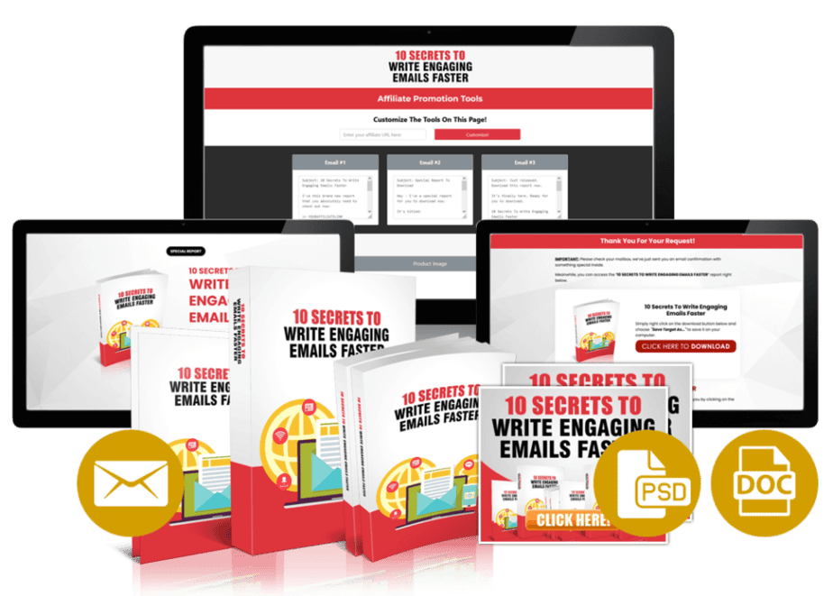 10 Secrets To Write Engaging Emails Faster Combo