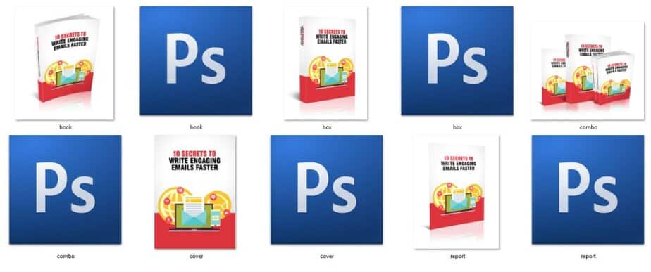 10 Secrets To Write Engaging Emails Faster Cover Graphics