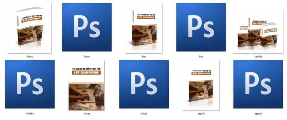 10 Success Tips For The New Solopreneur E Cover Graphics