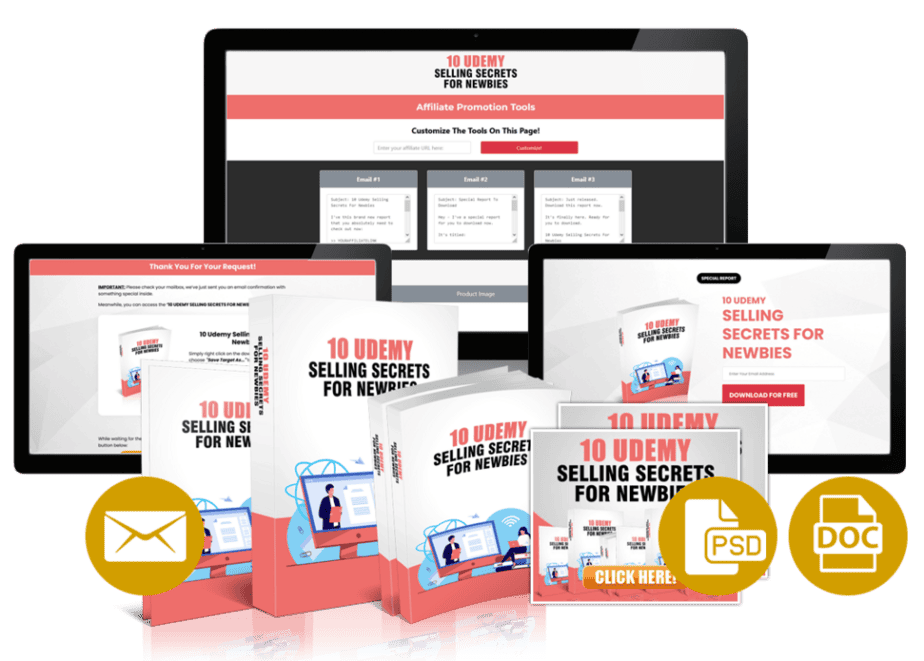 10 Udemy Selling Secrets For Newbies Combo