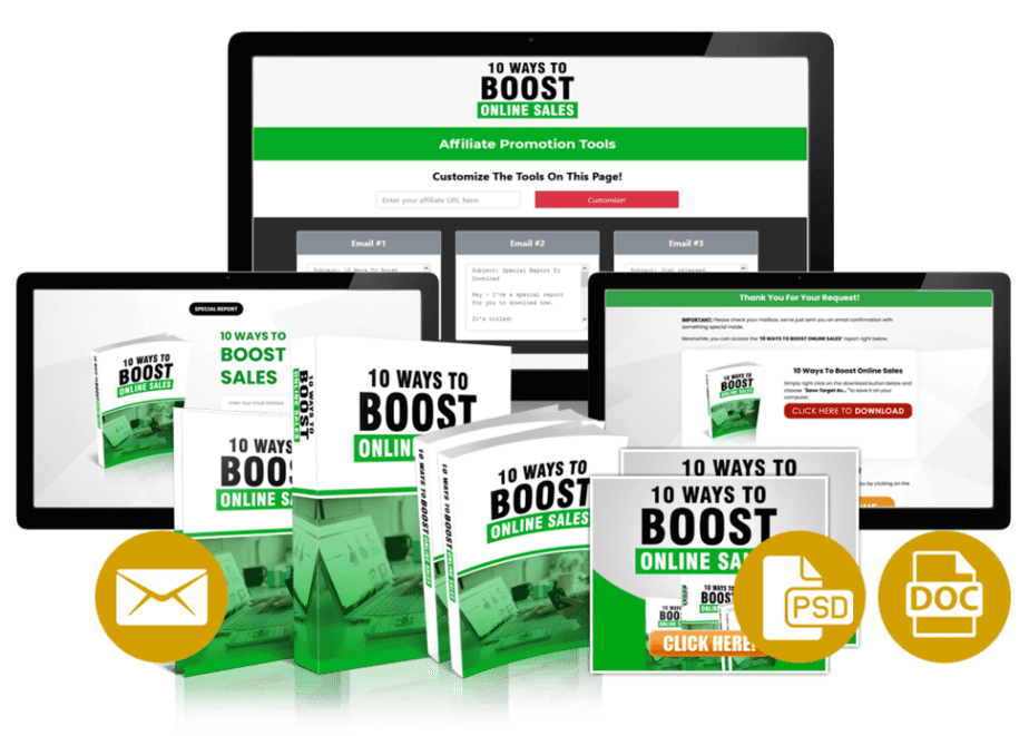 10 Ways To Boost Online Sales Combo