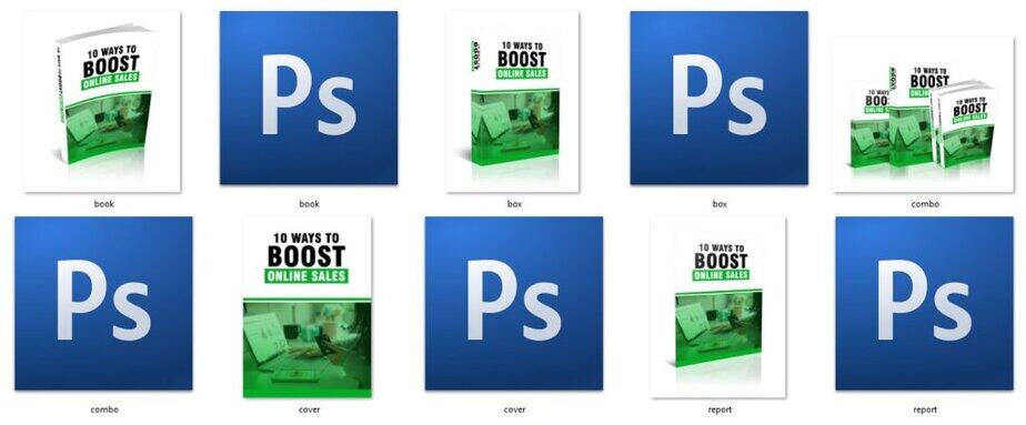 10 Ways To Boost Online Sales E Cover Graphics