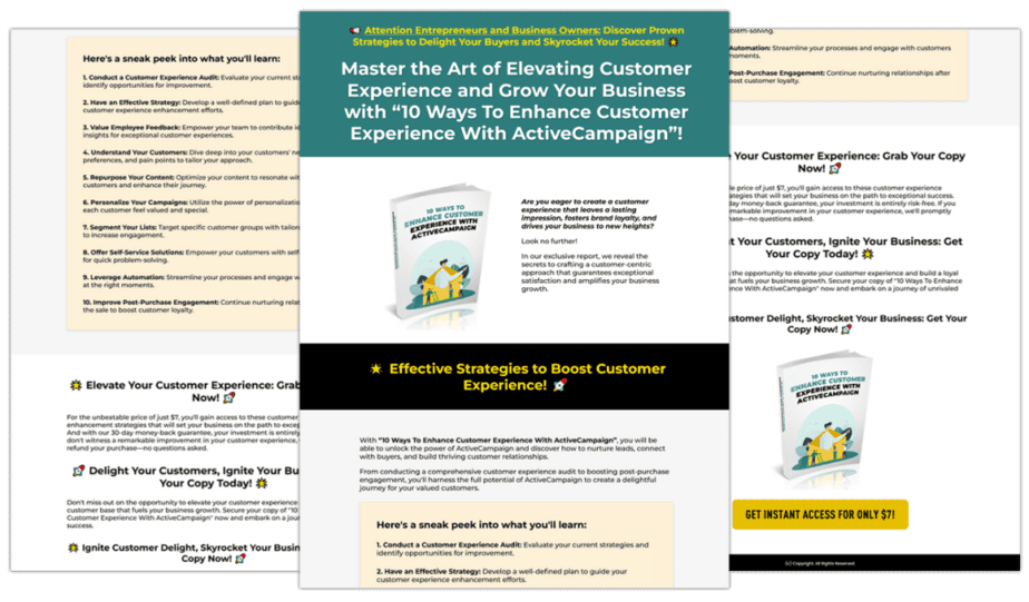 10 Ways To Enhance Customer Experience With ActiveCampaign Sales Copy