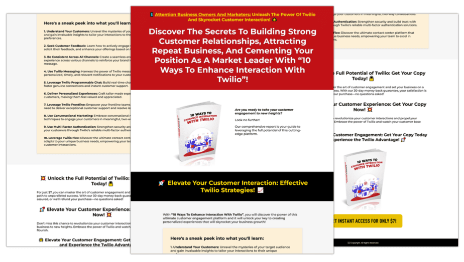 10 Ways To Enhance Interaction With Twilio Sales Copy