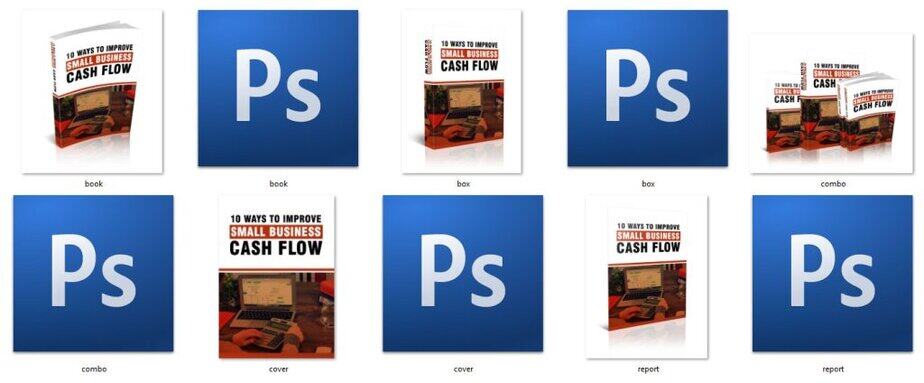 10 Ways to Improve Small Business Cash Flow E Cover Graphics