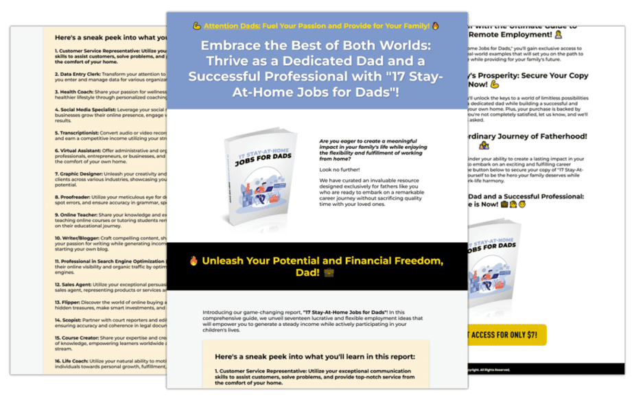 17 Stay At Home Jobs For Dads