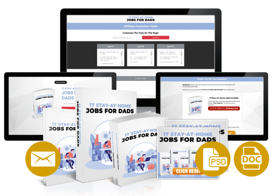 17 Stay At Home Jobs For Dads Combo