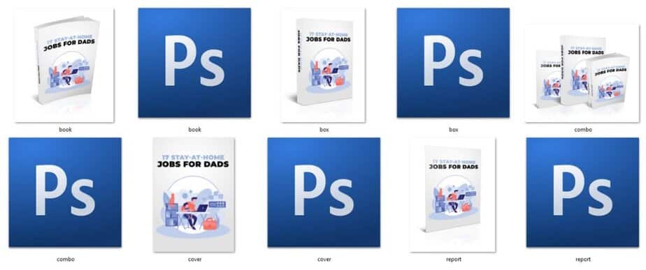 17 Stay At Home Jobs For Dads E Cover Graphics