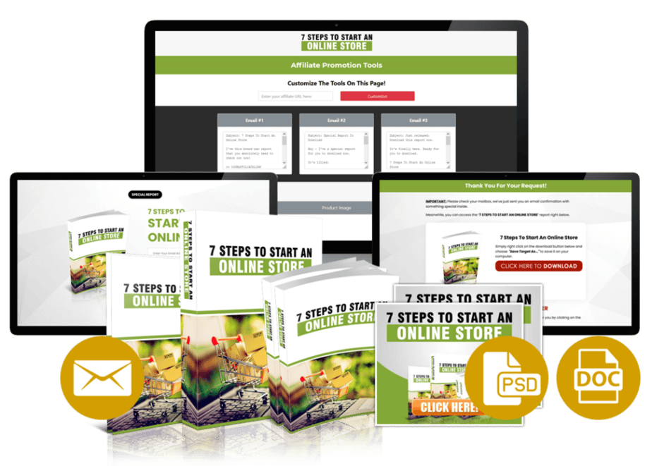 7 Steps To Start An Online Store Combo