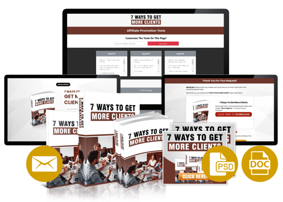 7 Ways To Get More Clients Combo