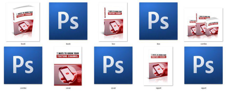 7 Ways To Grow Your YouTube Channel E Cover Graphics