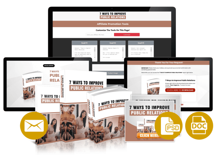 7 Ways to Improve Public Relations Combo
