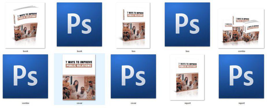 7 Ways to Improve Public Relations E Cover Graphics