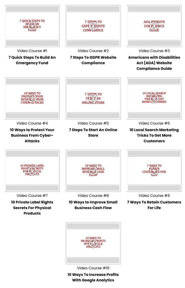 Business Growth and Security High Quality Video Courses