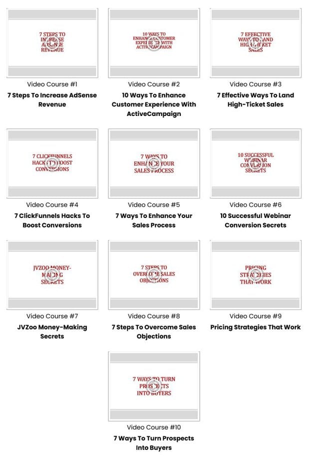 Clicks To Profits High Quality Video Courses