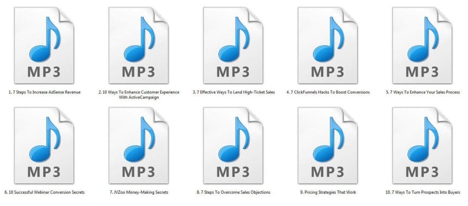 Clicks To Profits Mp3 Audio Files
