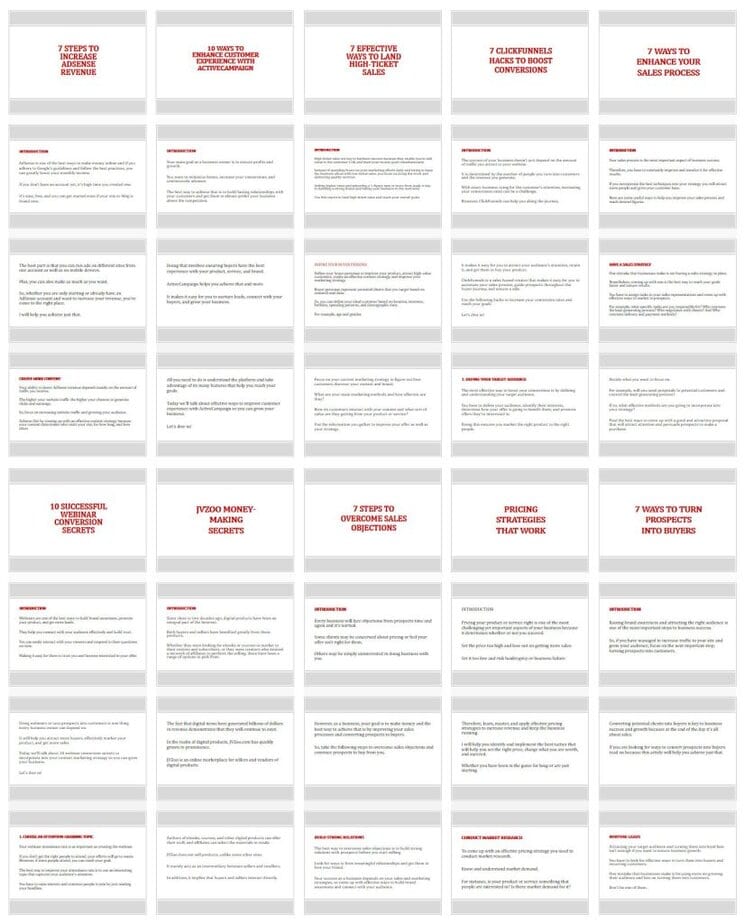 Clicks To Profits Professional Slides