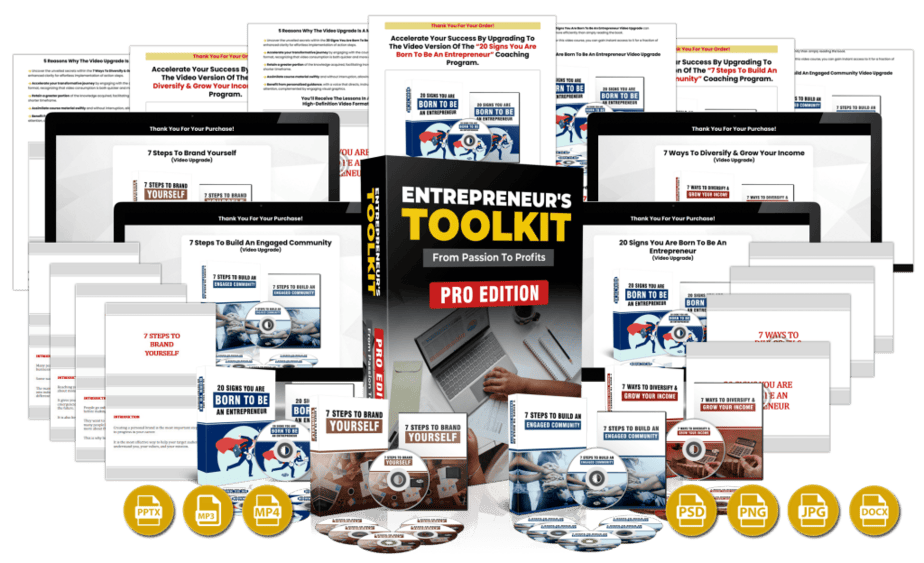 Entrepreneurs Toolkit Upsell Combo