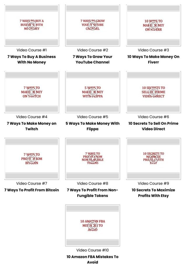 Internet Income Strategies High Quality Video Courses