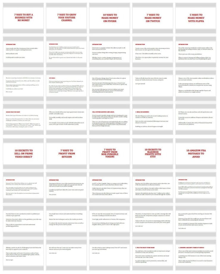 Internet Income Strategies Professional Slides