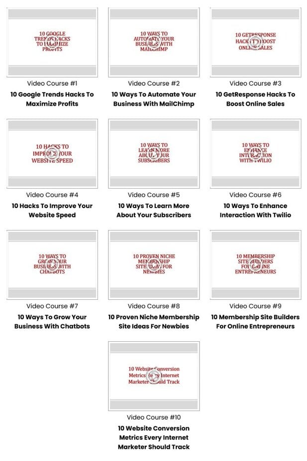 Online Business Tools High Quality Video Courses