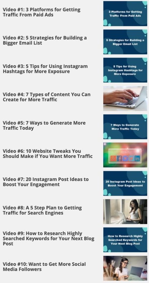 The Traffic Manual Videos