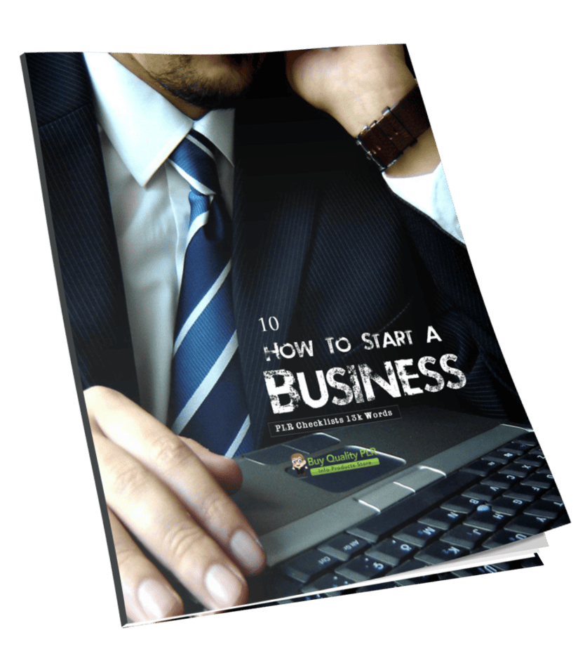 10 How To Start A Business PLR Checklists 13k Words