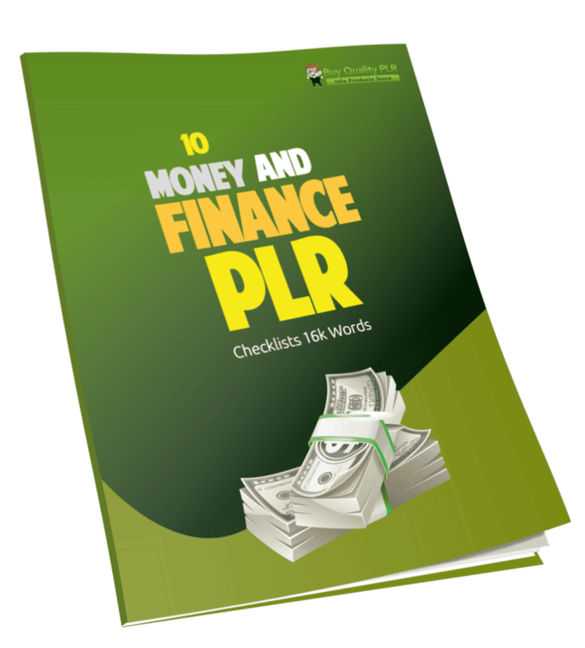 10 Money and Finance PLR Checklists 16k Words