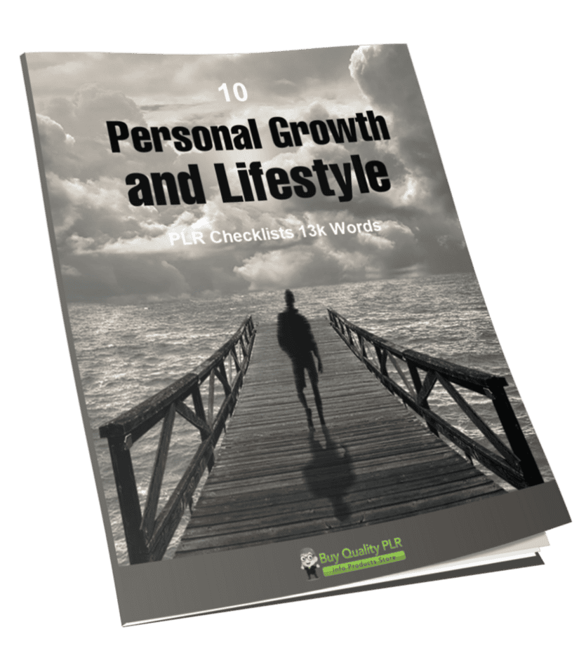 10 Personal Growth and Lifestyle PLR Checklists 13k Words