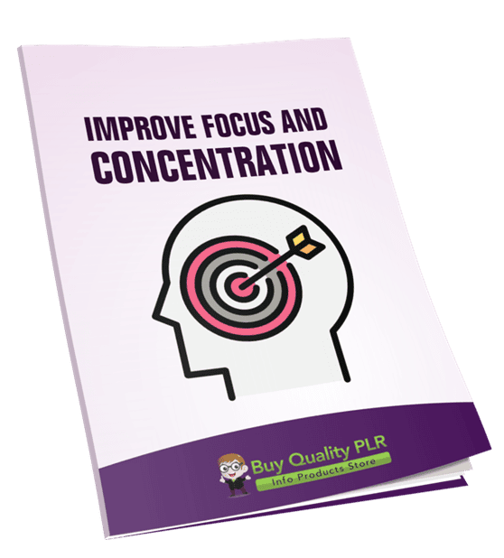 Improve Focus and Concentration PLR Course