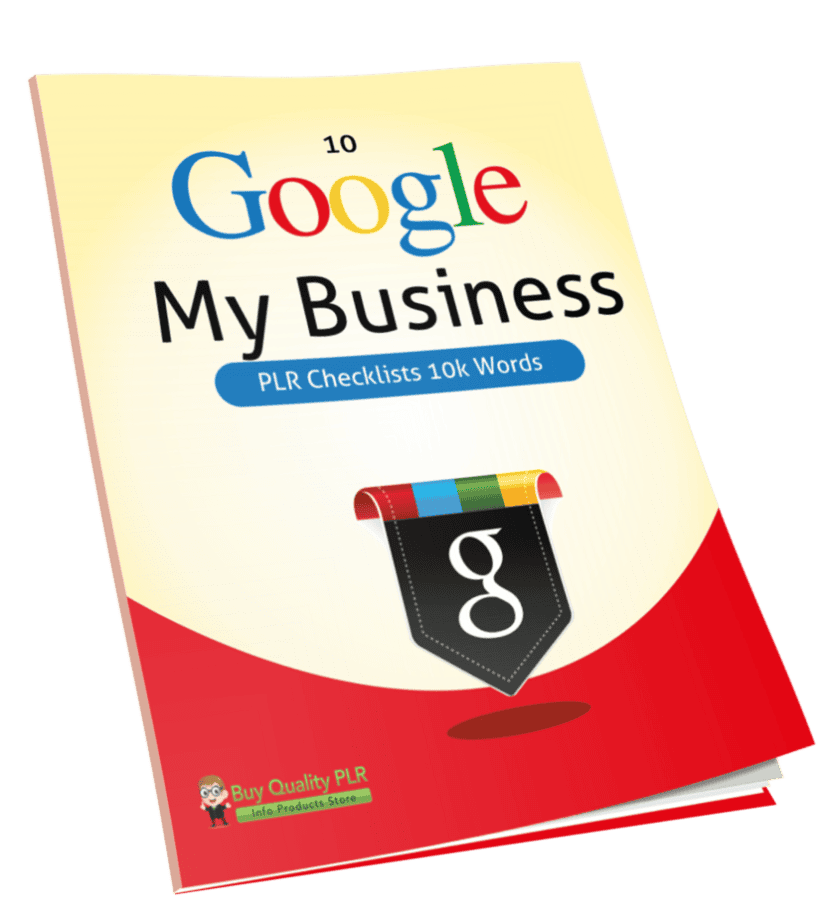 10 Google My Business PLR Checklists 10k Words