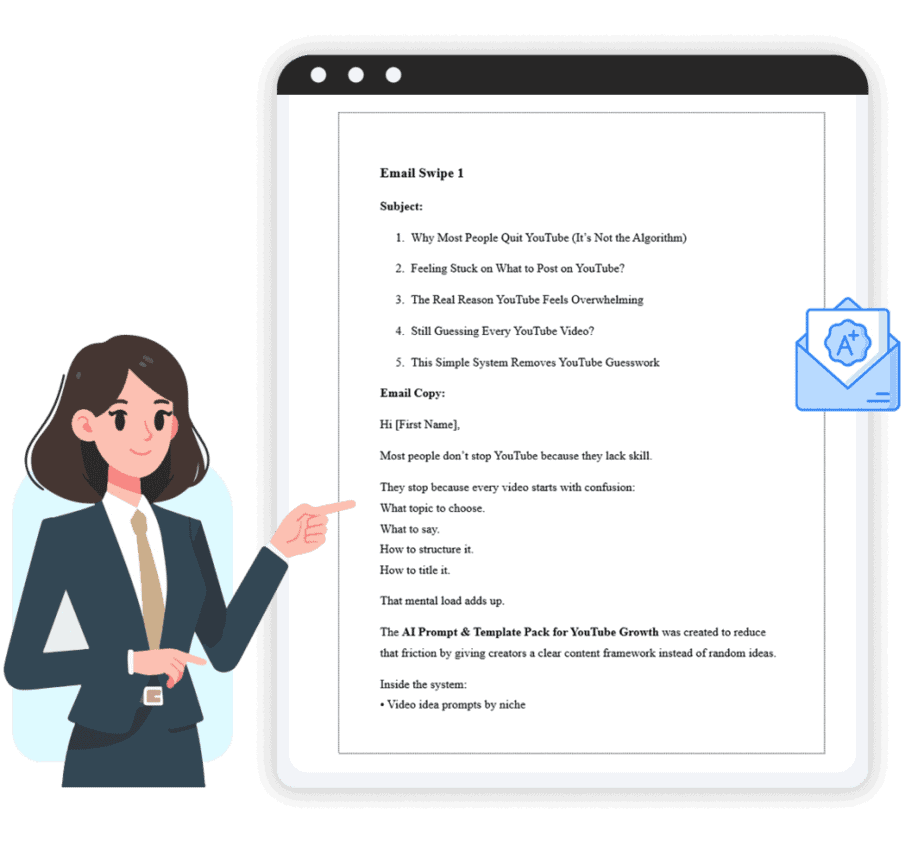 AI Prompts Goldmine Email Swipe Copy