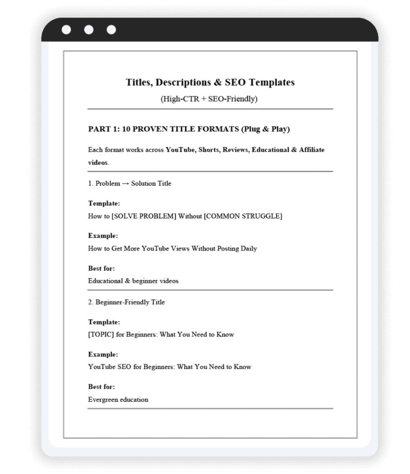 AI Prompts Goldmine Titles, Descriptions & SEO Templates