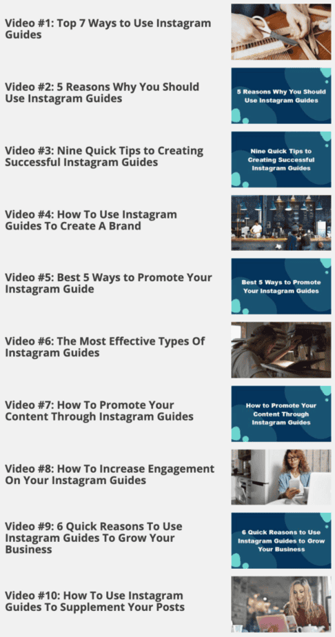 Instagram Guides Demystified Videos