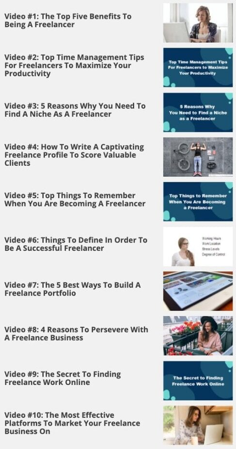 Launch Your Freelance Business Videos