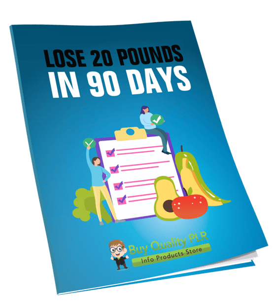 Lose 20 Pounds in 90 Days PLR Course