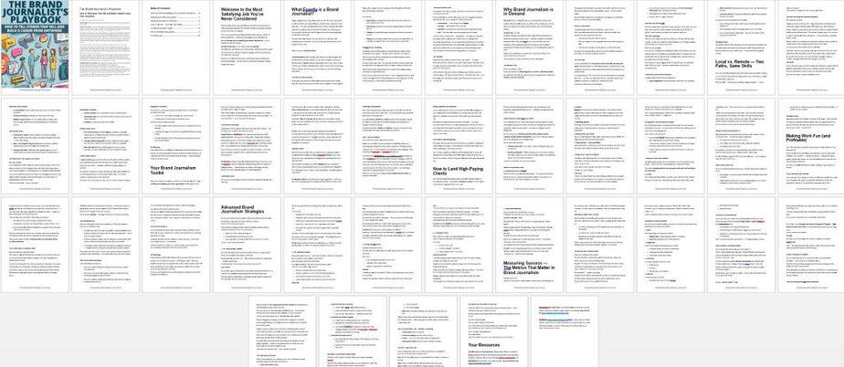 Brand Journalism PLR Lead Magnet Report