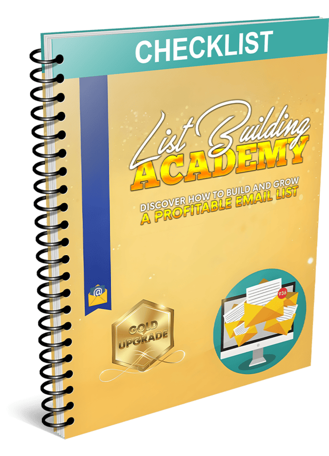 List Building Academy checklist